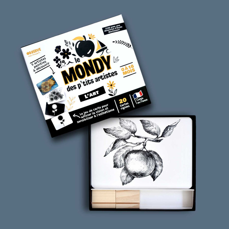coffret ouvert Mondy des artistes