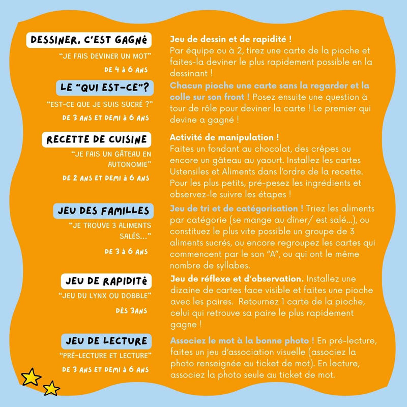 les activités avec le Mondy de la Cuisine