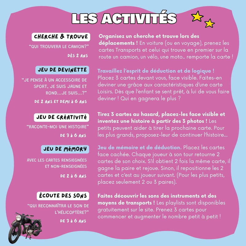 Les activités avec le Mondy des Loisirs 