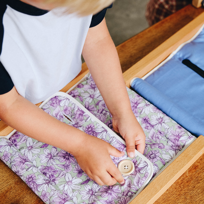 Cadres d'habillage Montessori Upcyclés