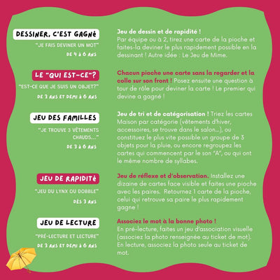 les activités avec le Mondy de la Maison