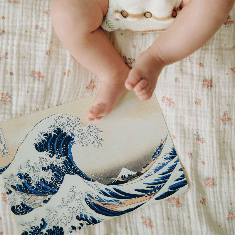 carte et pieds de bébé