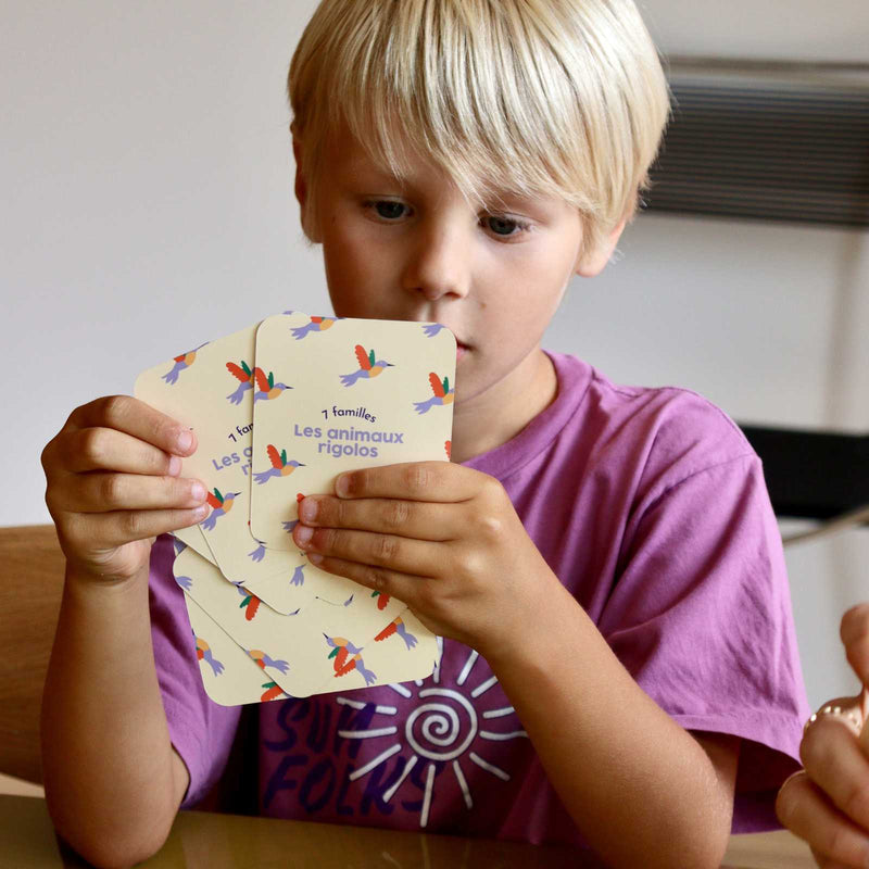 cartes en éventail vue de dos