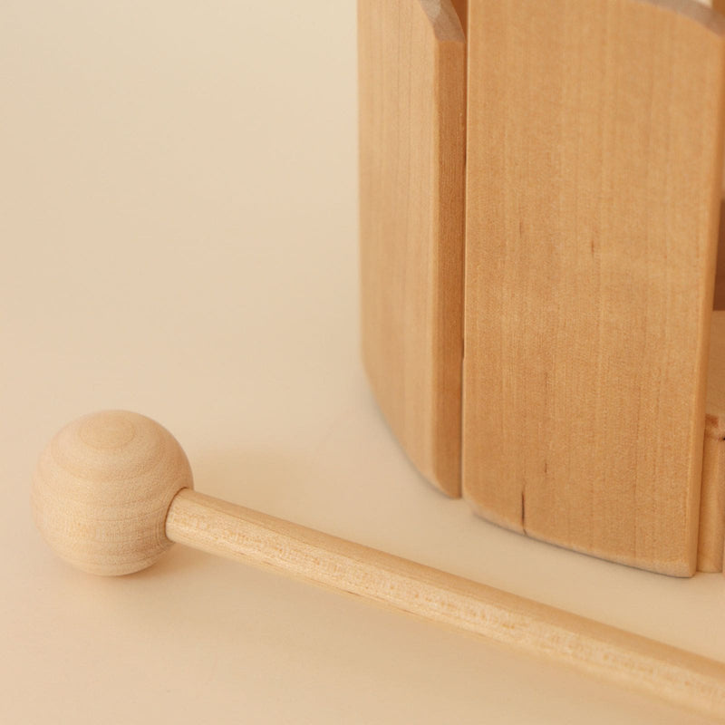 octoblock musical en bois détail