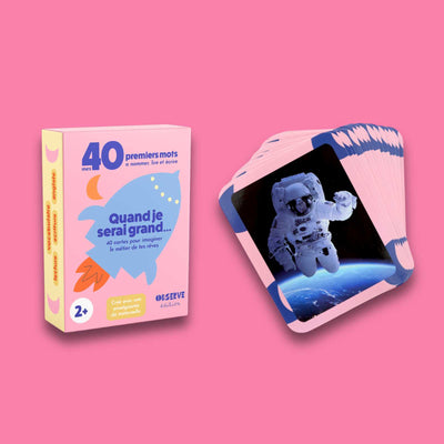 flashcards métiers étui et cartes