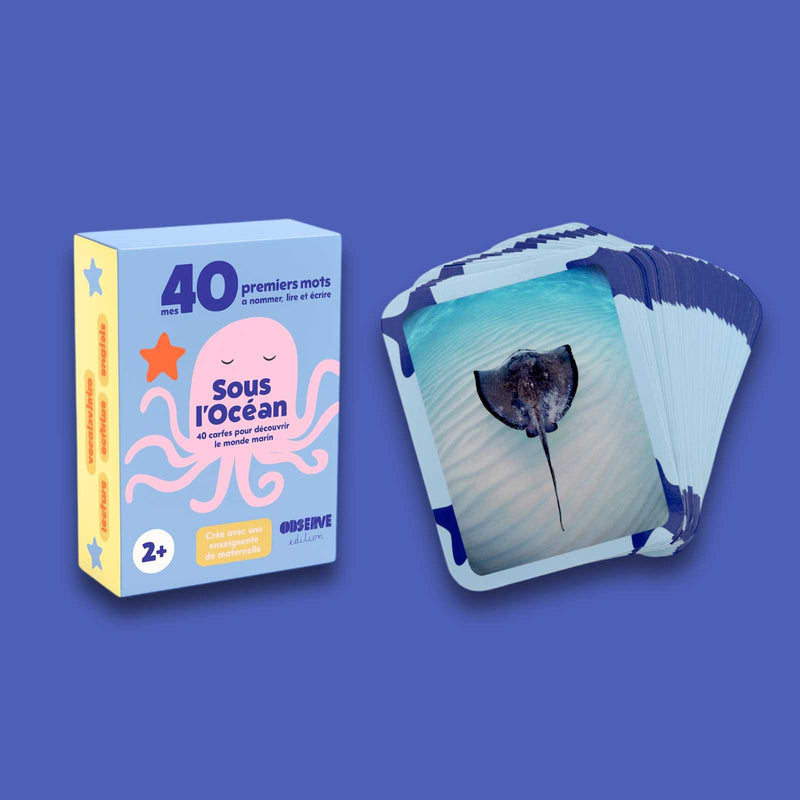 Cartes flash Océans et son pack